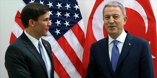 Milli Savunma Bakanı Hulusi Akar, Esper ile görüştü