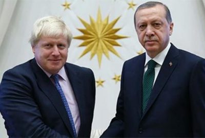 Erdoğan, İngiltere Başbakanı Johnson ile görüştü