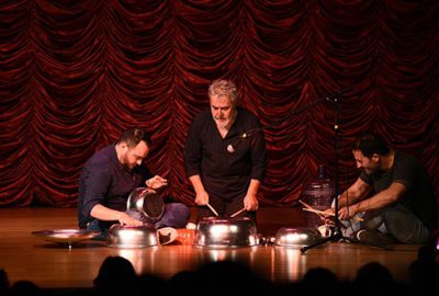 Baba oğul aynı sahnede