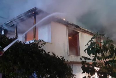 Kayınpeder gelininin evini yaktı