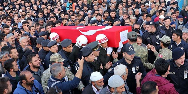 Şehitlerimizi uğurladık