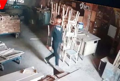 İşyerine giren hırsızı sosyal medyada arıyor