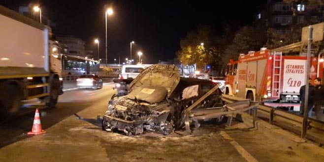 Korkunç kazada parmakları koptu