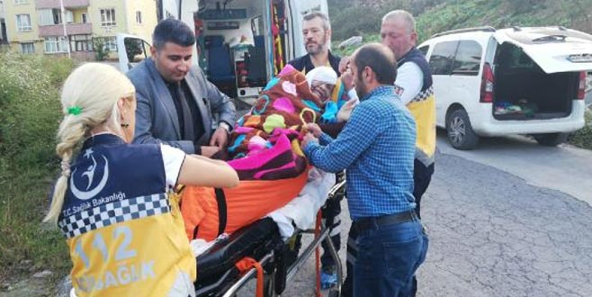 Yaşlı kadına korkunç işkence