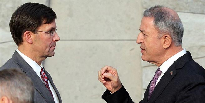 Bakan Akar, ABD’li mevkidaşıyla görüştü