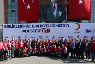 TİM’de sınıra 35 TIR’lık yardım