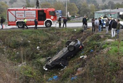 Ceza yedikten yarım saat sonra kaza yaptı: 2 ölü