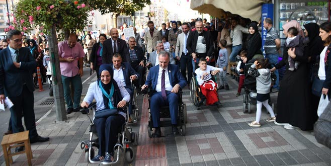 Başkan Taban Mesajı Tekerlekli Sandalye İle Verdi: ‘Engel Olmayalım’