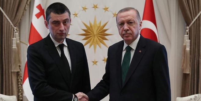 Erdoğan Gürcistan Başbakanı’nı kabul etti