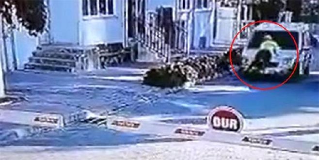 Dur ihtarına uymayan sürücünün peşini bırakmadı