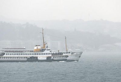 Deniz ulaşımına sis engeli