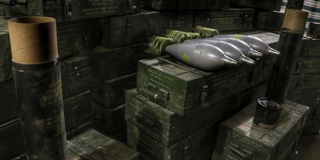 YPG/PKK’nın silah depolarında ABD’nin havan topları bulundu