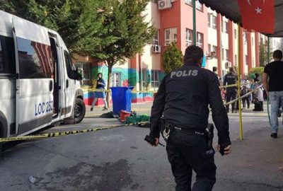 Okul bahçesinde korkunç olay