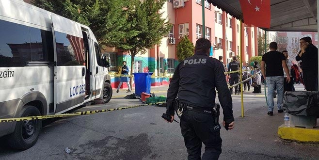 Okul bahçesinde korkunç olay