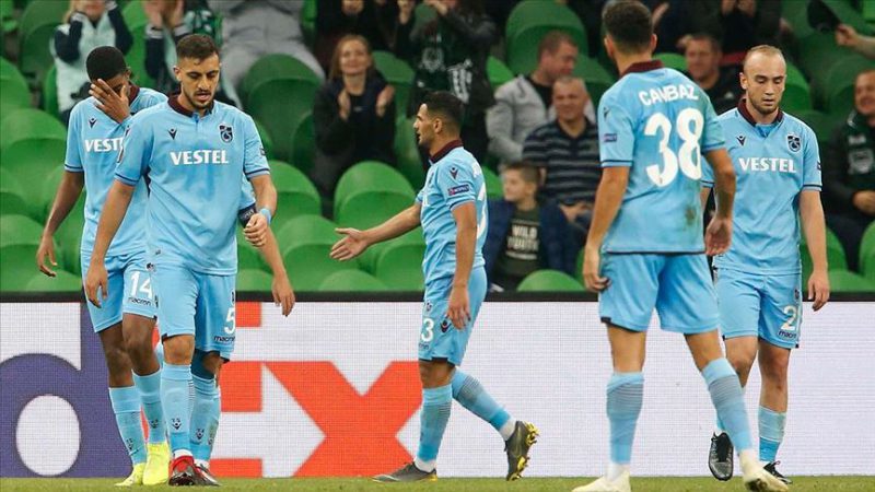 Trabzonspor Rusya deplasmanında kaybetti Trabzonspor, UEFA Avrupa Ligi C Grubu 4. haftasında deplasmanda Krasnodar'a
