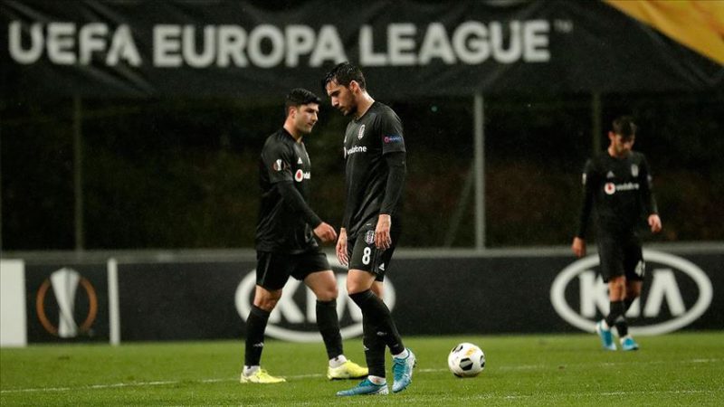 Beşiktaş son 32 turuna çıkma şansını yitirdi Beşiktaş, UEFA Avrupa Ligi K Grubu 4. hafta maçında Portekiz'in