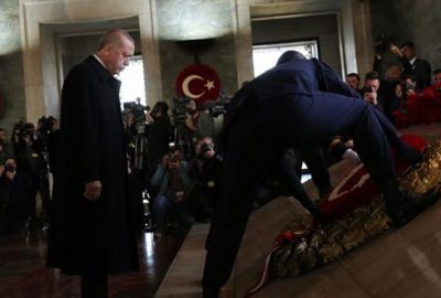 Devlet erkânı Anıtkabir’de