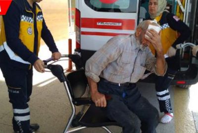 Tarlasına gitti, hayatının şokunu yaşadı