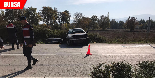 Virajı alamayınca takla attı: 1 yaralı Virajı alamayınca takla attı: 1 yaralı