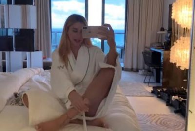 Video çeken Şeyma’nın bornozuyla imtihanı! Frikik vermemek için…