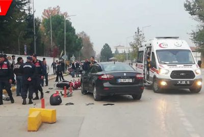 Kafa kafaya çarpıştılar: 2 yaralı