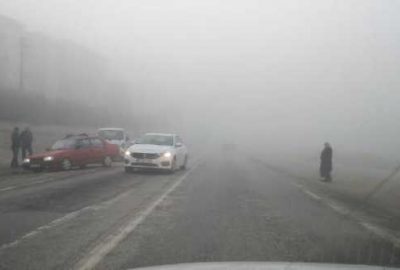 Bursa’da sis sürücülere zor anlar yaşattı