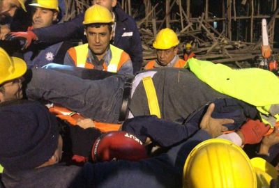 Gaziantep’te çöken iskelenin altında kalan mühendis yaşamını yitirdi