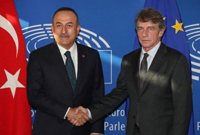 Çavuşoğlu’dan AP Başkanı Sassoli’ye tepki