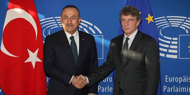 Çavuşoğlu’dan AP Başkanı Sassoli’ye tepki