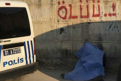 ‘Ölüü..!’ yazan duvarın altında bulundu