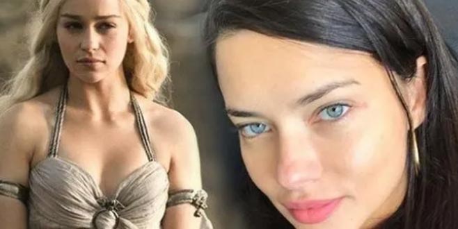 Yeni Khaleesi Adriana Lima oldu!