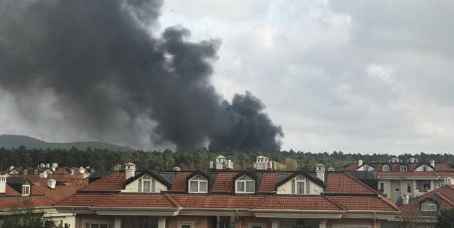 İstanbul’da askeri alanda yangın