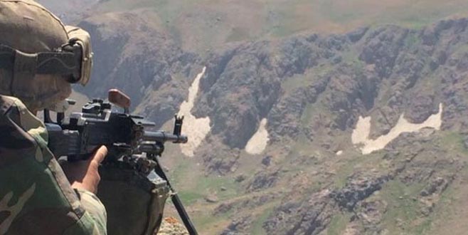 Irak’ın kuzeyinde 5 terörist etkisiz hale getirildi