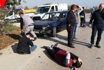 Kazadan yaralı kurtulduğuna sevinemedi