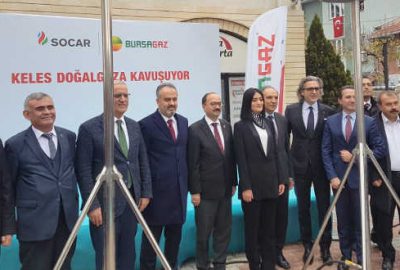 Bursa’nın bir ilçesi daha doğalgaza kavuştu