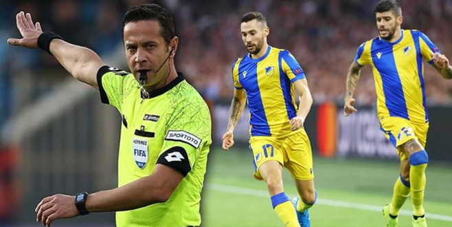 Rumlar Türk hakeme itiraz etti, UEFA kabul etti Rumlar Türk hakeme itiraz etti, UEFA kabul etti