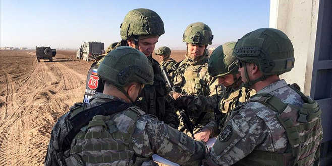 Ruslarla 12. kara devriyesi tamam