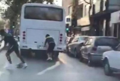 Tehlikeli anlar! Ölümden son anda kurtuldu