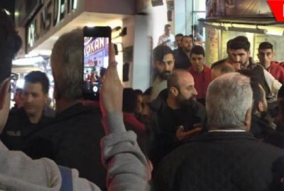 Zabıta ve midyeci kavgası sosyal medyada gündem oldu