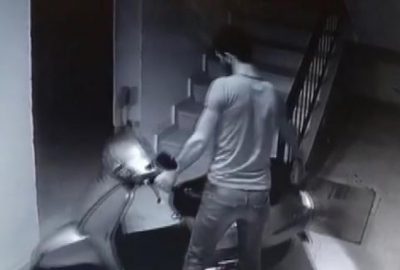 Emekli maaşıyla aldığı motorunu çaldılar