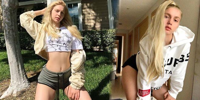 Leopar desenli taytıyla olay oldu!