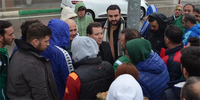 Başkan karşıladı