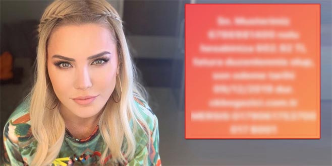 Elektrik faturasını paylaşıp isyan etti