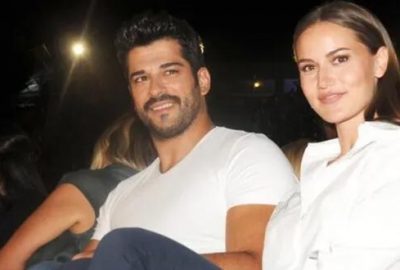 Burak Özçivit eşi Fahriye Evcen ile fotoğrafını paylaştı