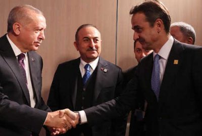 Cumhurbaşkanı Erdoğan, Miçotakis ile görüştü