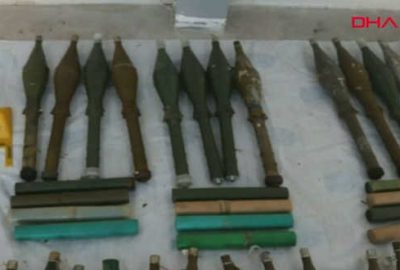 PKK’nın patlayıcı deposu bulundu