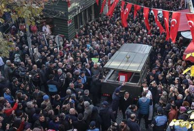 Şehitlerimize son görev