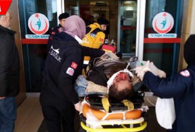 Fabrikada korkunç kaza