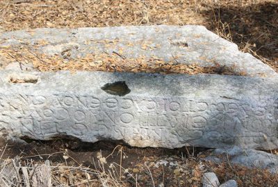 Muğla’da antik kent yakınlarında yazıtlar bulundu