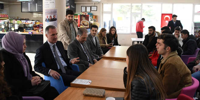 Başkan Taban Üniversite Öğrencileriyle Buluştu